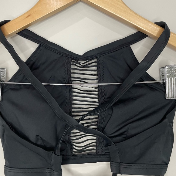 Adore Me NWT black halter cages bikini top XS - Picture 8 of 8